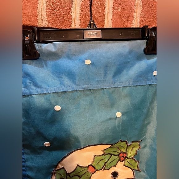 Vintage 90s Snowman Couple Flag - Picture 4 of 6